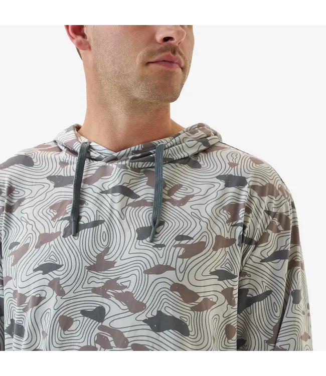 Topo Desert Camo Performance Hoodie