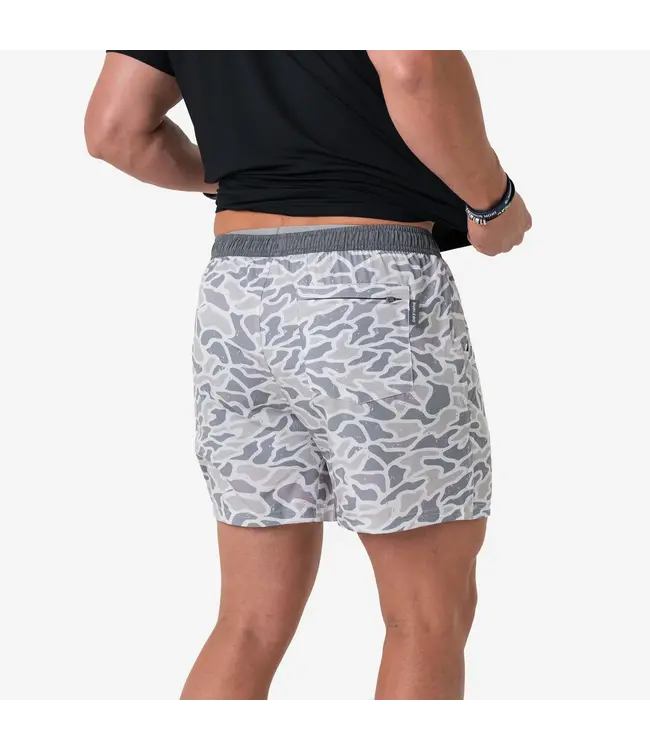 Athletic White Camo Shorts
