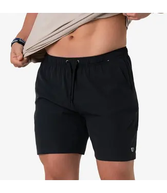 Burlebo Athletic Heather Black Shorts