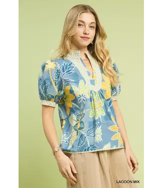 Margo Lagoon Abstract Top