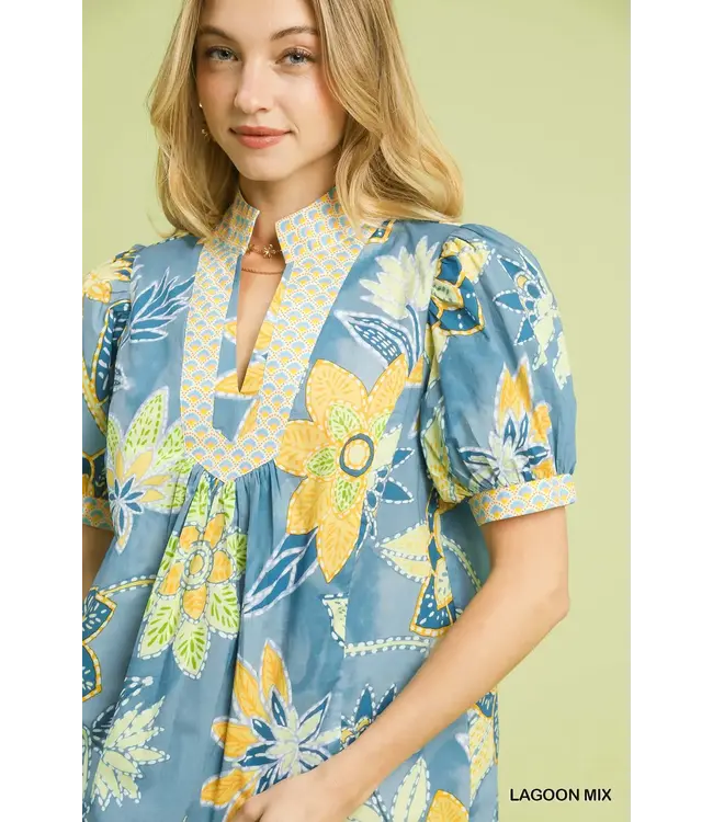 Margo Lagoon Abstract Top