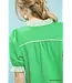 Brandi Apple Green French Terry Top