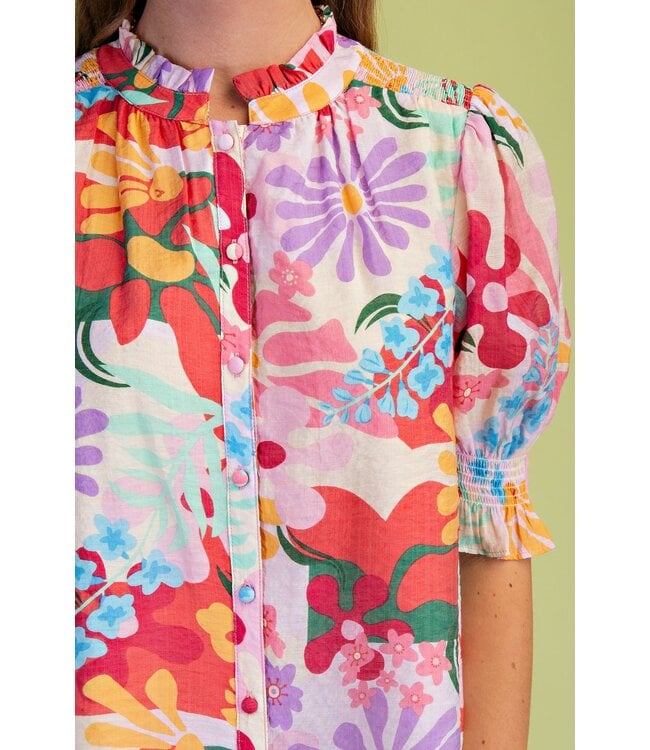 Billie Cherry Floral Top