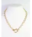 Derry Horsebit Link Gold Necklace
