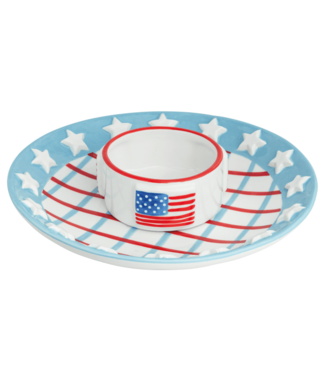 Americana Chip & Dip Set