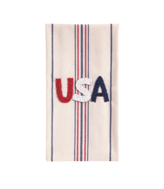 Usa Beaded Americana Towel