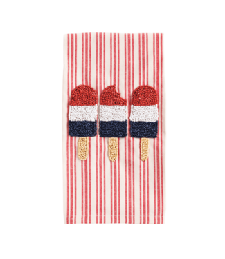 Ice Pop Beaded Americana Towel