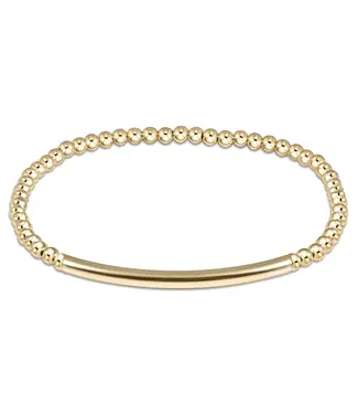 enewton design Enewton Extends bliss bar smooth gold 3mm bracelet