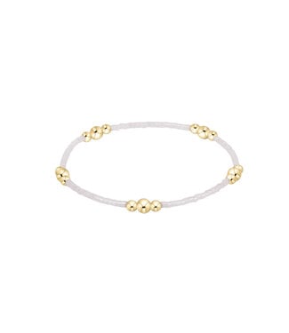 enewton design Enewton Hope Purpose Gold Bracelet Silky White