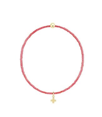 enewton design Enewton Hope Classic Sherbert Bracelet - Signature Cross Small Gold Charm