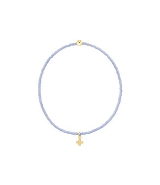 enewton design Enewton Hope Classic Ocean Mist Bracelet - Signature Cross Small Gold Charm