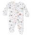 Cute Farm Animals Zipper Footie