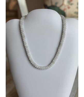 Market And King Jade White Candy Necklace