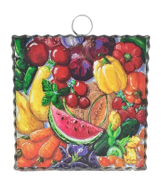 Mini Fruit & Veggie Tray Print