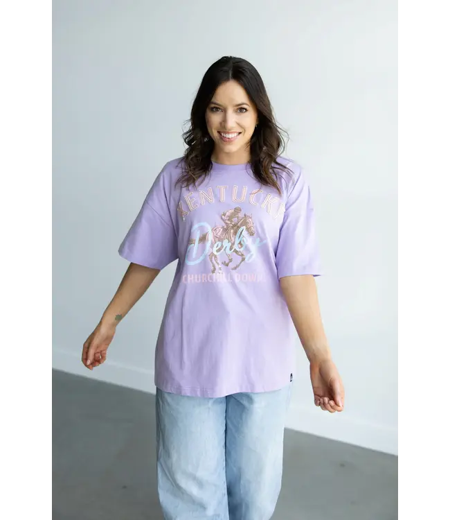Kentucky Derby Social Stitch Tee