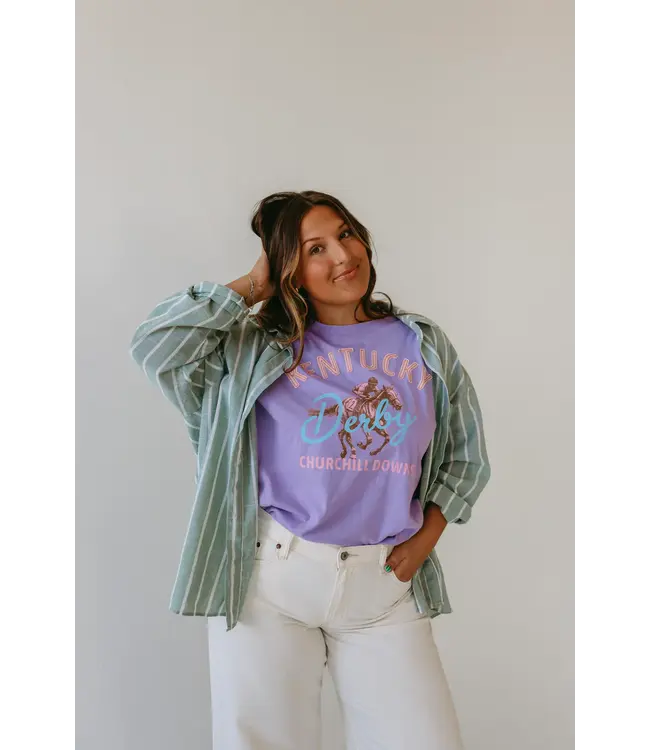 Kentucky Derby Social Stitch Tee