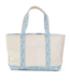 Hamptons Floral Coated Canvas Natural Medium Tote