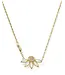 Kendra Scott Anya Flower Gold Short Pendant Necklace