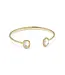 Kendra Scott Daphne Gold Frame Cuff Bracelet in Ivory Mother-of-Pearl
