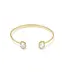 Kendra Scott Daphne Gold Frame Cuff Bracelet in Ivory Mother-of-Pearl