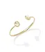 Kendra Scott Daphne Gold Frame Cuff Bracelet in Ivory Mother-of-Pearl