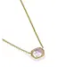 Kendra Scott Daphne Gold Frame Short Pendant Necklace in Light Pink Mother-of-Pearl