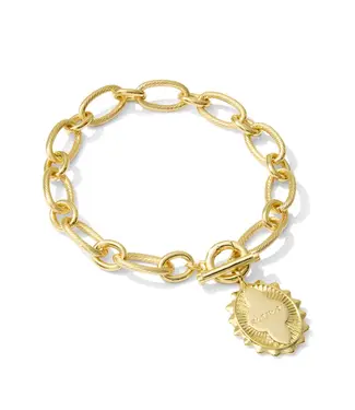 Kendra Scott Design Kendra Scott Mama Gold Link & Chain Bracelet