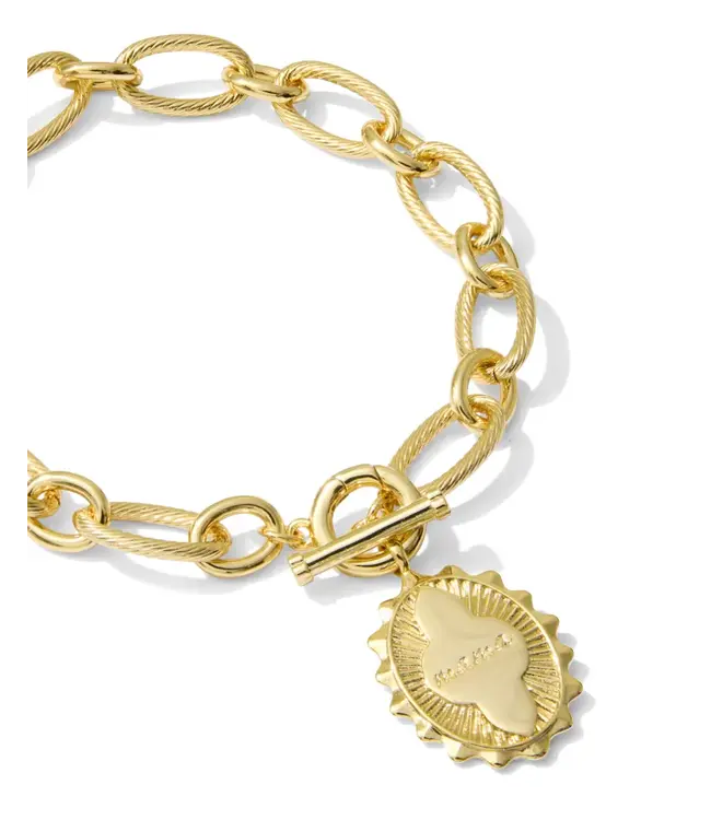 Kendra Scott Mama Gold Link & Chain Bracelet
