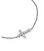 Kendra Scott Cross Silver Crystal Delicate Chain Bracelet