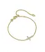 Kendra Scott Cross Gold Crystal Delicate Chain Bracelet