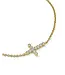Kendra Scott Cross Gold Crystal Delicate Chain Bracelet