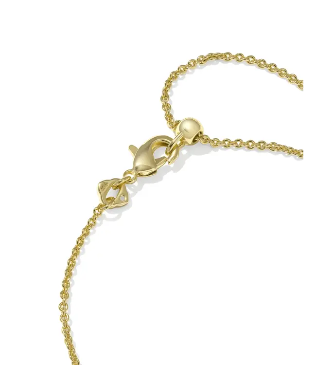 Kendra Scott Cross Gold Crystal Delicate Chain Bracelet