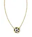 Kendra Scott Soccer Gold Short Pendant Necklace in Ivory Mother-of-Pearl