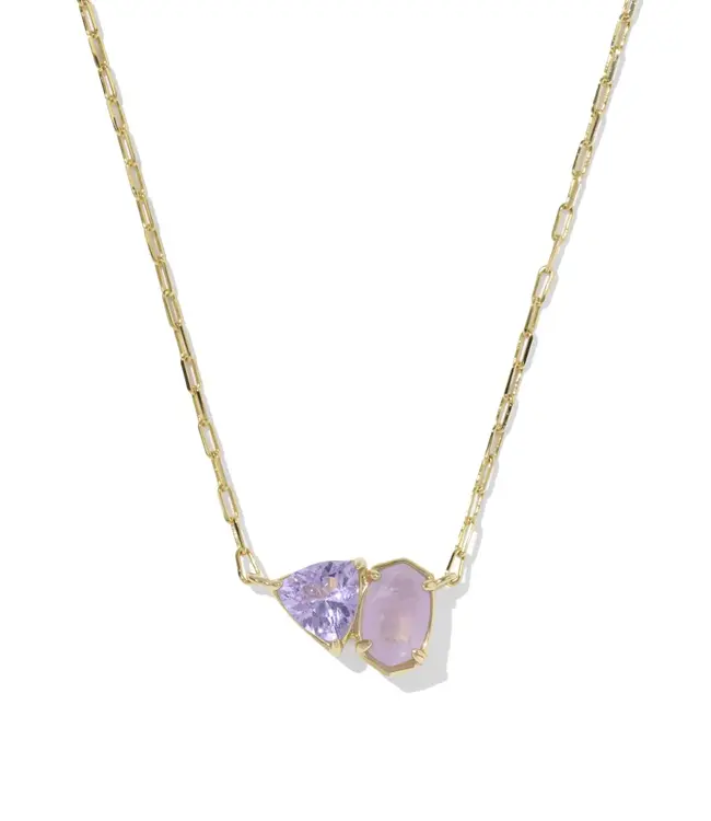 Kendra Scott Tatum Birthstones Gold Short Pendant Necklace