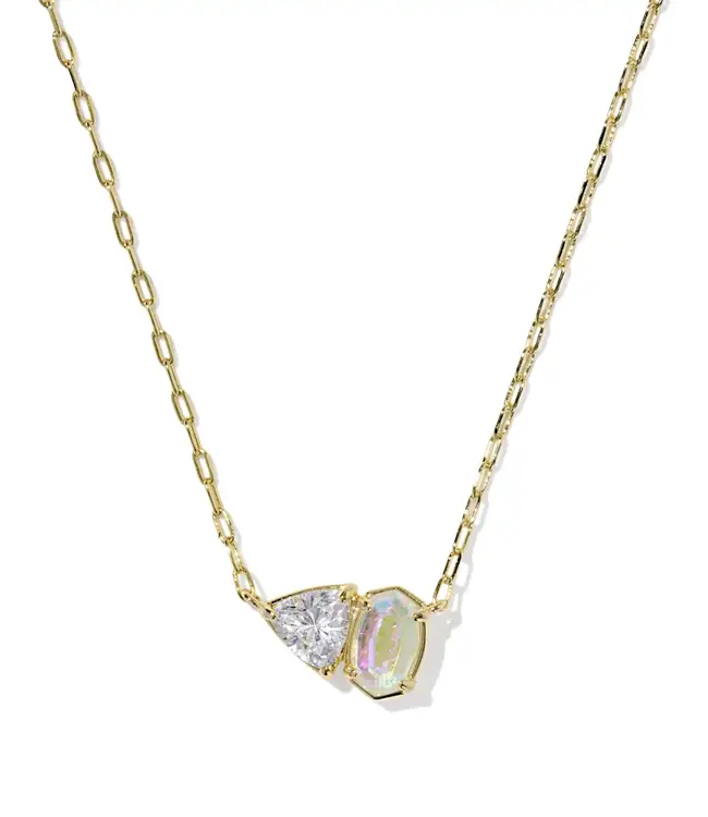 Kendra Scott Tatum Birthstones Gold Short Pendant Necklace