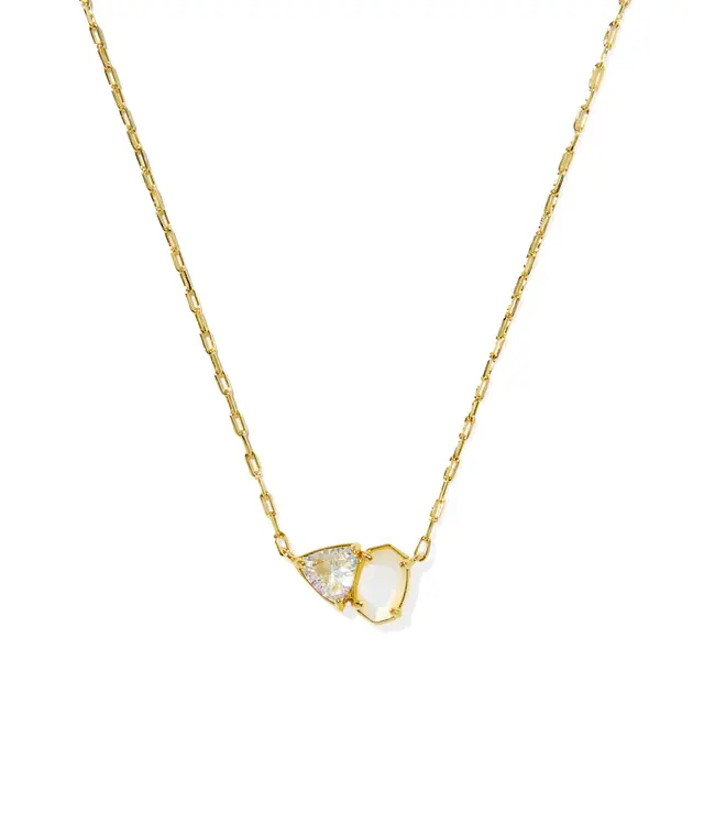 Kendra Scott Tatum Birthstones Gold Short Pendant Necklace