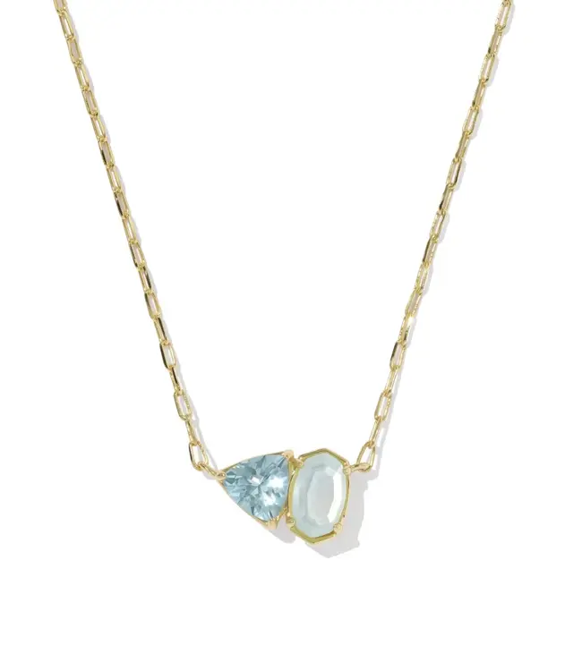 Kendra Scott Tatum Birthstones Gold Short Pendant Necklace