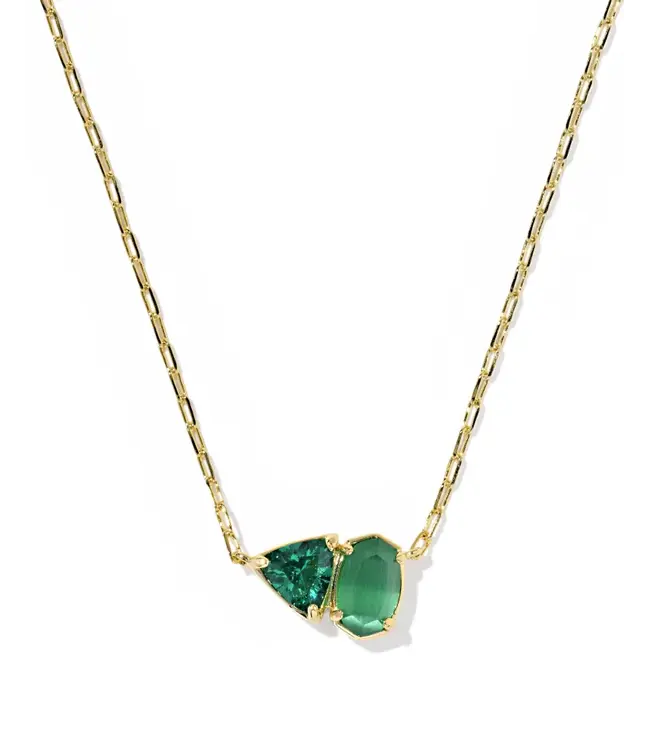 Kendra Scott Tatum Birthstones Gold Short Pendant Necklace