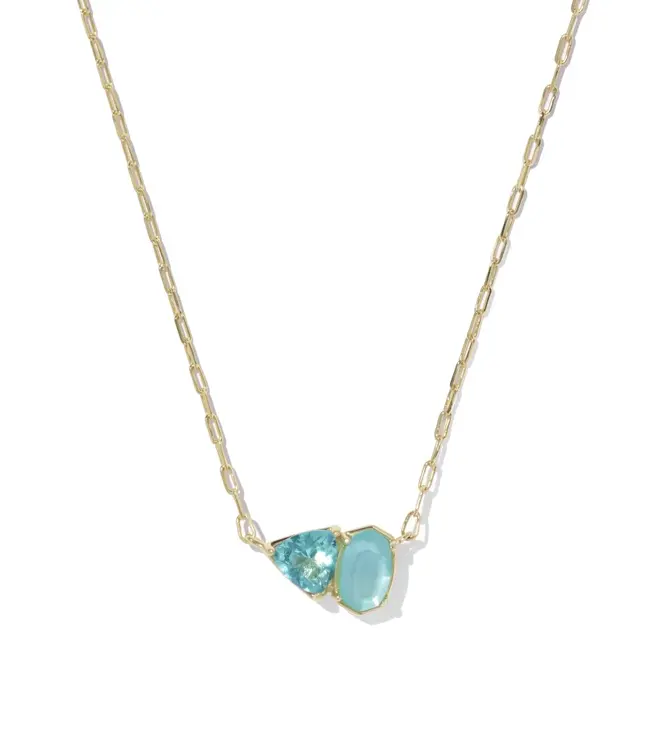 Kendra Scott Tatum Birthstones Gold Short Pendant Necklace