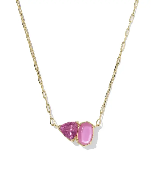 Kendra Scott Tatum Birthstones Gold Short Pendant Necklace