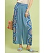 Kari Dusty Blue Wide Leg Palazzo Pants