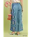 Kari Dusty Blue Wide Leg Palazzo Pants