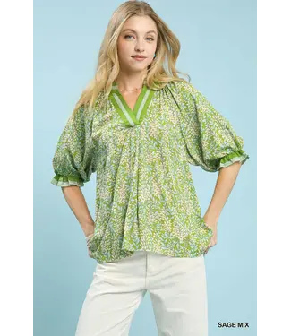 Sienna Sage Burst Top