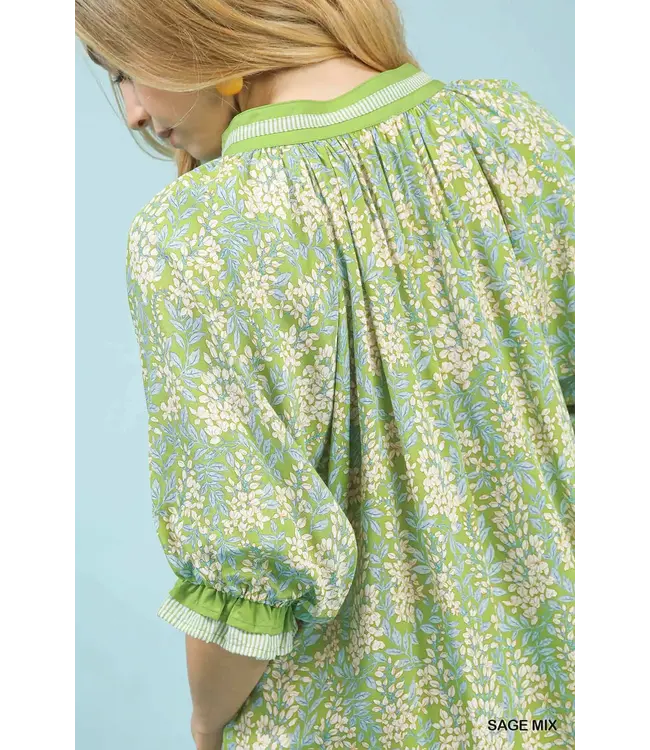 Sienna Sage Burst Top