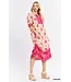 Reagan Pink Bloom Midi Dress