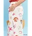 Noella Coral Seashell & Starfish Wide Leg Pants