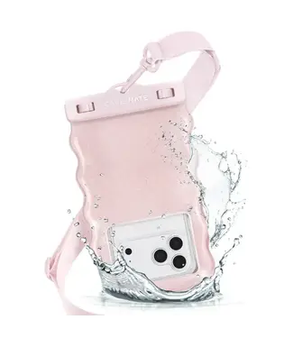 Case-Mate Case-Mate Ballet Pink Wavy Waterproof Floating Phone Pouch