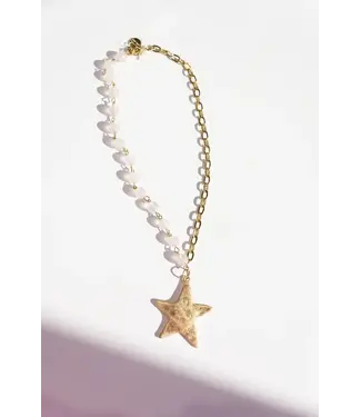 BELJOY Starry Beaded Chain Necklace