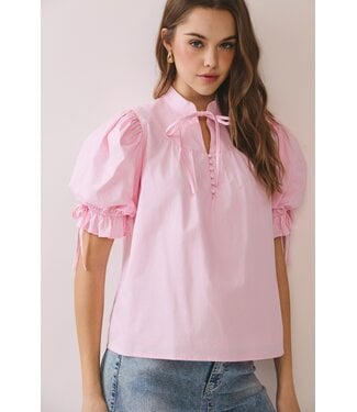 TCEC Julia Pink Puff Top