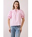 Julia Pink Puff Top